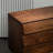 Retro Style Black Walnut Entrance Cabinet Solid Wood Accent Chest