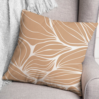 Coussin décoratif intérieur / extérieur à motif floral