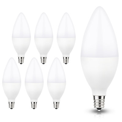 60 Watt LED Non-Dimmable Light Bulb E12/Candelabra