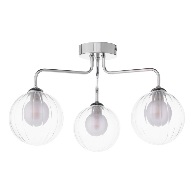 Flush Mount, Polished Chrome