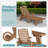 Outdoor Wood Texture Pool Reclining Lounge Chaise  With Wheels & Cup Holder (Set of 2)-1081756956