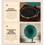 Tourne-disque audio moderne en bois d'hévéa Bluetooth