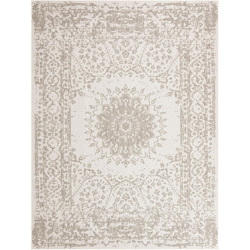 Tapis gris transitionnel Hintz, Rectangle 9 pi x 12 pi