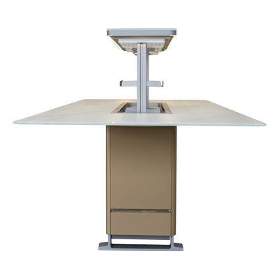 Cinetico smart Dining Table in white