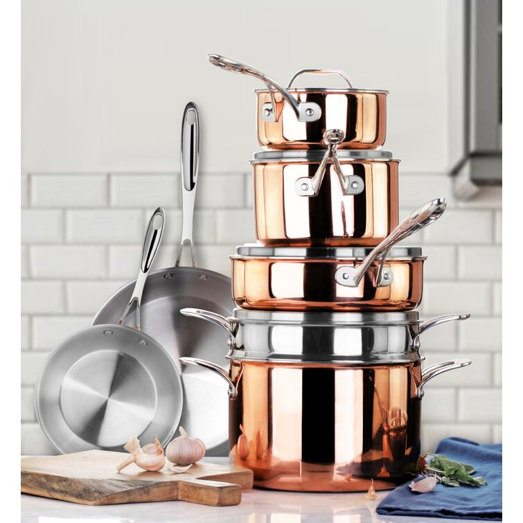 The Rock by Starfrit 10 Piece Copper Cookware Set