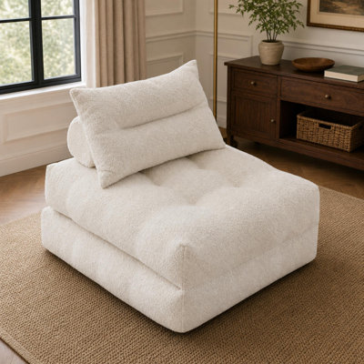 Canapé-lit pliant multifonctionnel, canapé-lit moderne avec coussin, lit confortable 3-en-1 pour adultes, appartement / chambre à coucher / salon / petits espaces