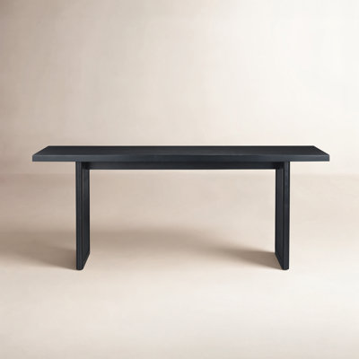 Cinna 29'' H Wood and Wicker/Rattan Console Table