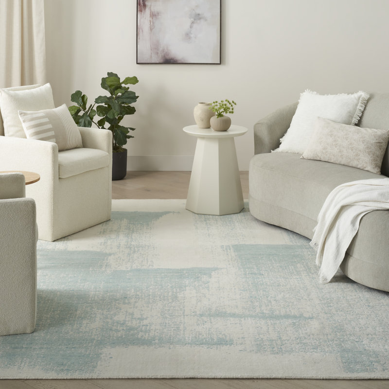 Anathea Abstract Handmade Area Rug, Rectangle 259 x 351 cm