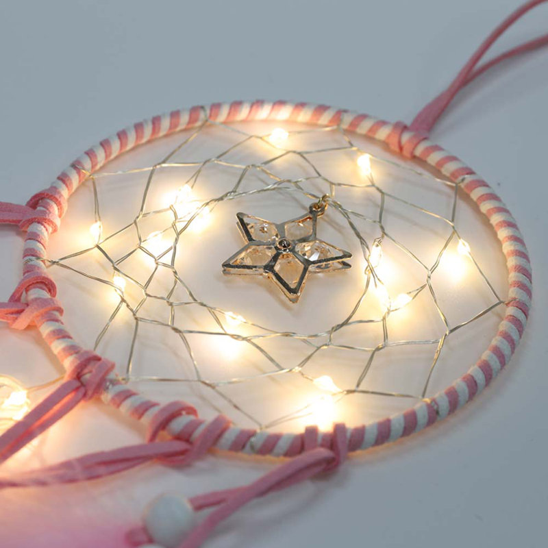 Hand Woven Ceramic Wall Hanging, Pink