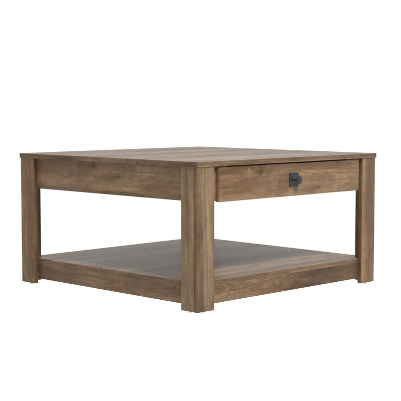 Allyannah Coffee Table with Drawer, Knotty Oak