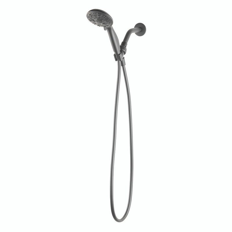 5-setting Handheld Shower Head, Matte Black