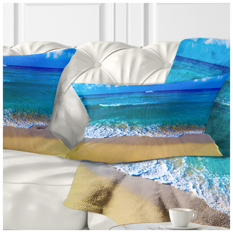 Oreiller de plage Seashore, Rectangle, 12 po x 20 po