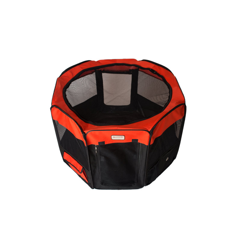 Enclos portatif pour animaux, Rouge, H 24 po x l 36 po x P 36 po
