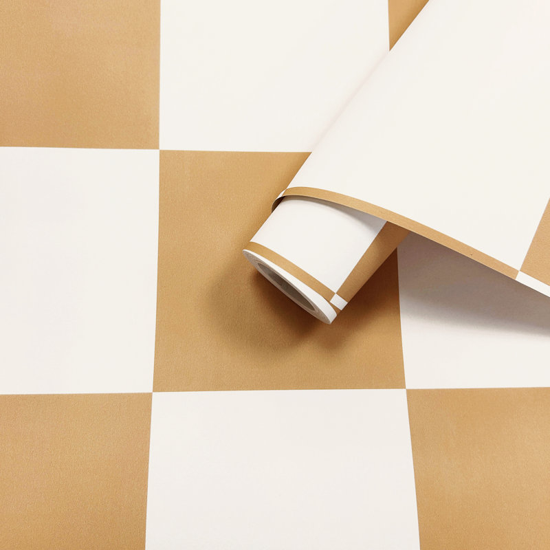 10.05m x 53cm Matte Wallpaper Roll, Orange Cream
