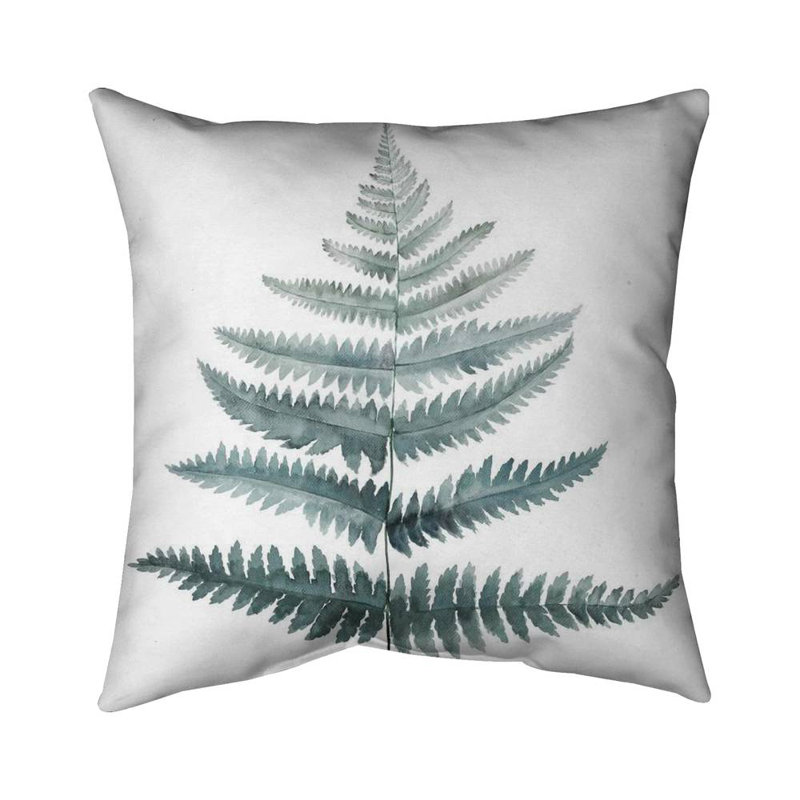 Fern - 16"x16" Outdoors Throw pillow - Spun poly - Print on demand