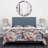 Vintage Beige Minimalism Floral Blossums Coastal Duvet Cover-94673089