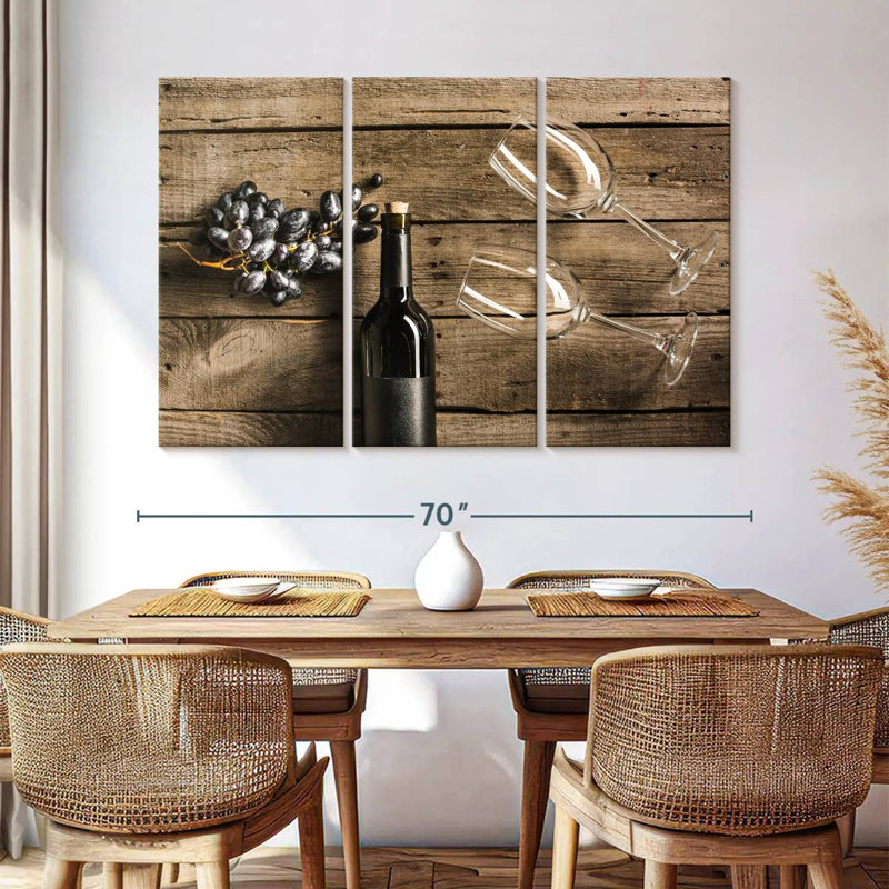 Yarlin Time For Wine, 42" H x 65" W