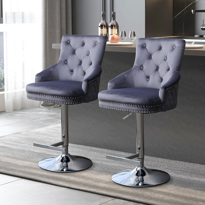 Tabouret de bar rotatif Kiniah