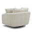 Fauteuil pivotant large de 47,5 po avec 2 coussins décoratifs Brieona-1165888353