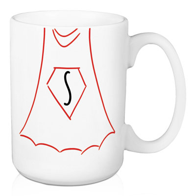 Grande tasse à café super-femme super fatiguée Keeling