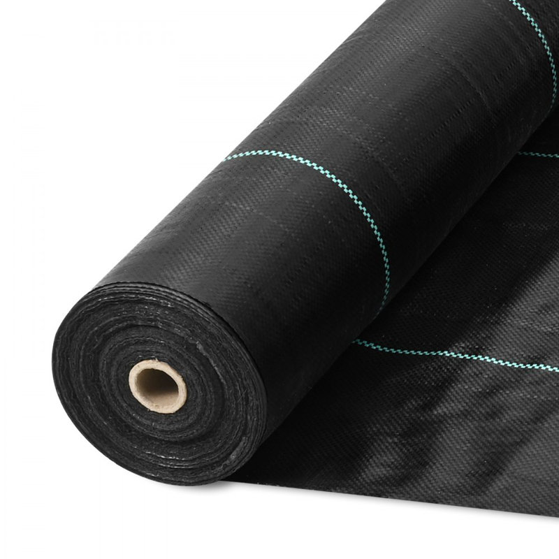 Tapis de désherbage tissé robuste de 3,28 x 164 pi Weed Barrier Landscape