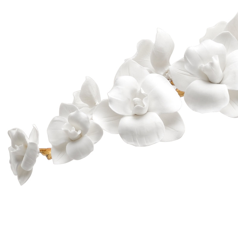 Tulip Orchid Stem, 21.75" H x 11" W x 12" D