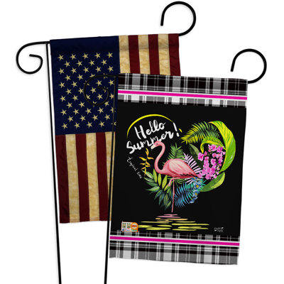 Double Sided 18.5'' H x 13'' W Polyester Garden Flag