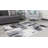 Alban Abstract Shag Charcoal Area Rug-139167302
