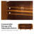Alee 58'' Wide Mid-Century Modern Curved Design 4-Door Sideboard with Adjustable Shelves and Cable Management-919671074