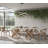 Mark Glass Top Solid Wood Base Dining Table-98494732