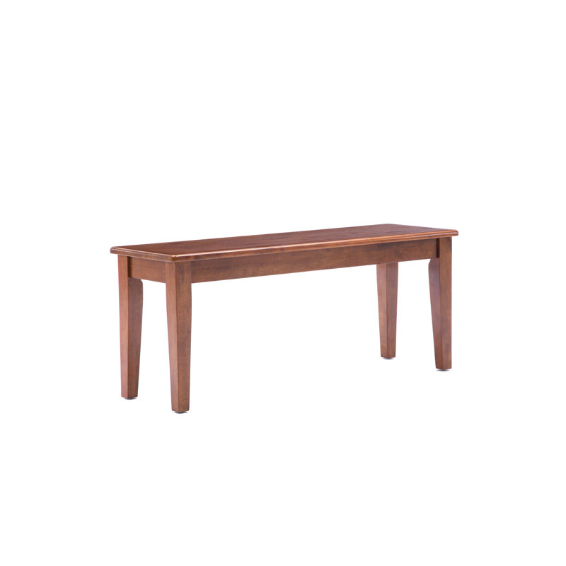 Weldy Solid Wood Bench, Walnut
