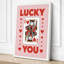 Lucky You Retro - Wrapped Canvas-1437686353-1437686367