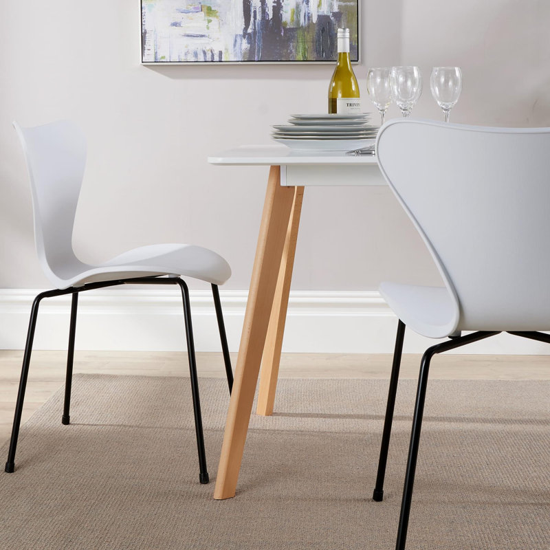Valda 4 - Person Dining Set, White