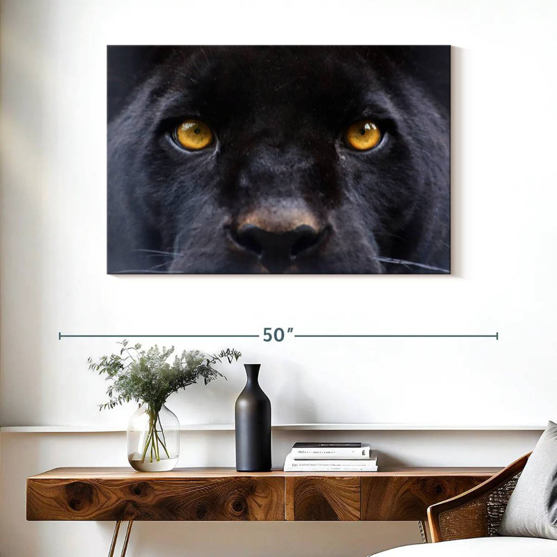 Brampt Panther Eyes, 26" H x 39" W