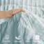 Ensemble d'édredon ultra-doux en fausse fourrure 3 pièces Duke Aqua King-911694056-884854582