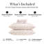 Literie 4 pièces à motifs floraux roses Southshore Fine Linens, taille Queen, motif Rose Whisper-135031053-135031059