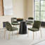 Chaise de salle à manger Angelick avec structure en métal-223873011-223873010