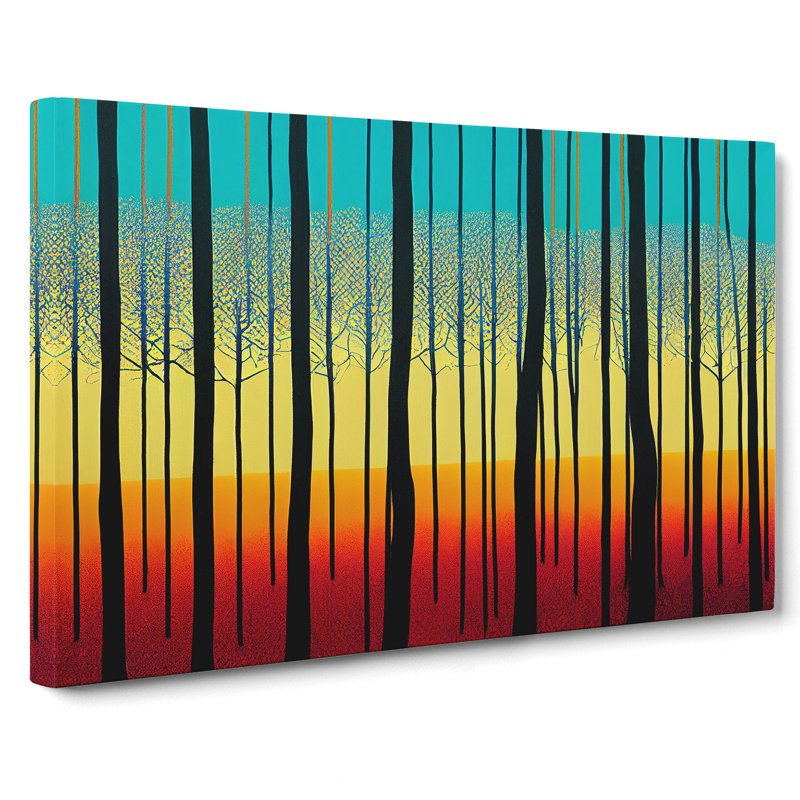 Summer Forest Abstract Vol.1 - Wrapped Canvas