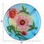 Venango Round Glass Outdoor Bistro Table - 35.6 cm W 35.6 cm D