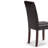 Acadian Andover Upholstered Parson Dining Chair with Tufted Backrest and Solid Wood Frame-1131911925