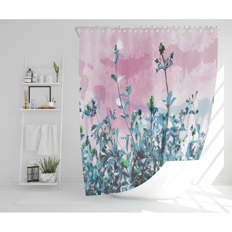 Dimples Polyester Shower Curtain Set