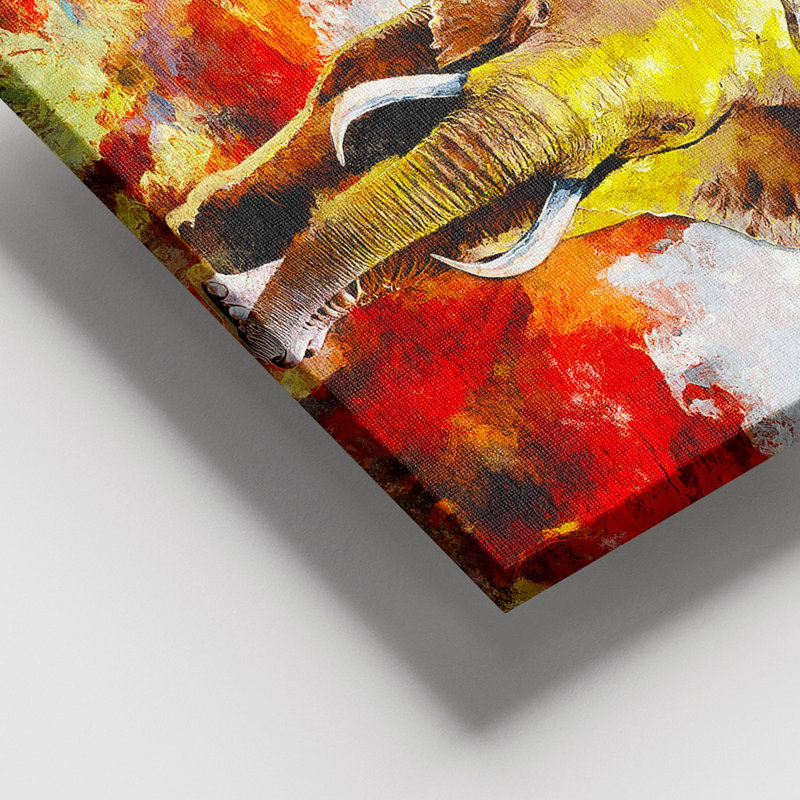 Peinture décorative sur toile
