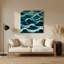 Art mural en métal Coastal Wave-919867980