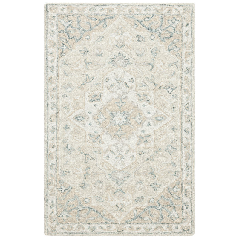 Dalewood Hand-Tufted Wool and Cotton Rug, Rectangle 2'6" x 4'
