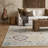 Rug Branch Jinan 5' x 8' (5'3" x 7'7") Beige/Grey Tile Medallion Indoor Area Rug, Traditional, Medium Pile, Stain-Resistant Carpet - Living Room, Bedroom, Dining Room, and Kitchen-623431568