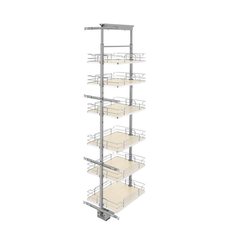 Système de garde-manger ajustable Rev-A-Shelf, H 73,63 po x l 11,57 po x P 21,72 po, Érable