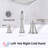 Bathroom faucet with 360 degree turn spout-115827317