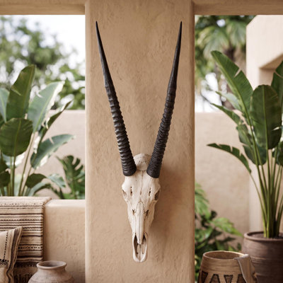 Gemsbok African Wall Trophies Sculpture