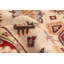 Tapis de couloir unique en laine noué à la main Gazni rouge / beige / doré 2019 de 2 pi 10 po x 9 pi 9 po Qaiden