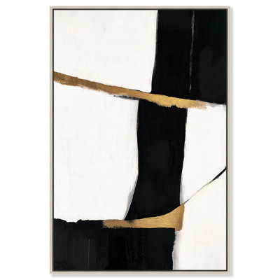 Art Remède noir et blanc, toile d'art Poids de noir II